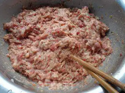 Make Cream pepper pork dumplings step 4