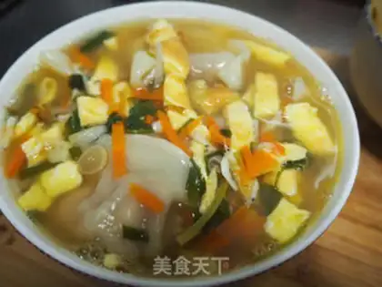 Make Sour soup dumplings step 4