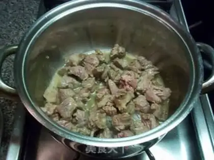 Make Roasted eggplant beef step 3