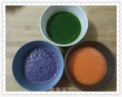 Make Colour dumplings step 2