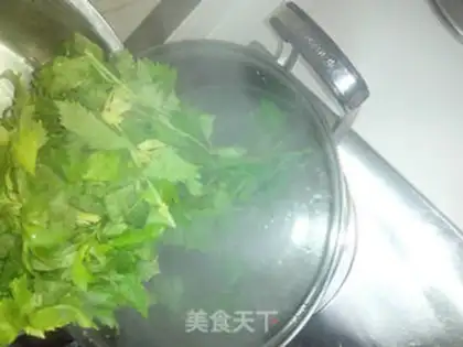 Make Celery leaves step 2