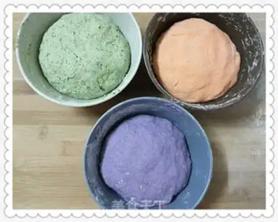 Make Colour dumplings step 3