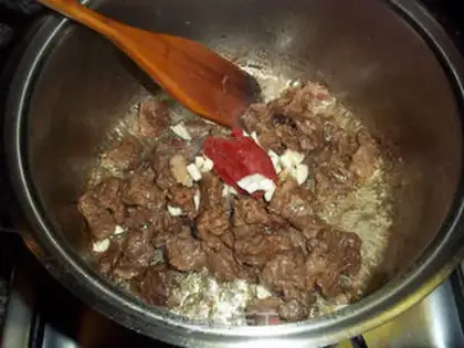 Make Roasted eggplant beef step 5