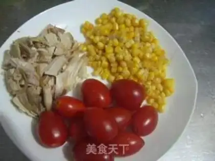 Make Chicken corn pizza step 7