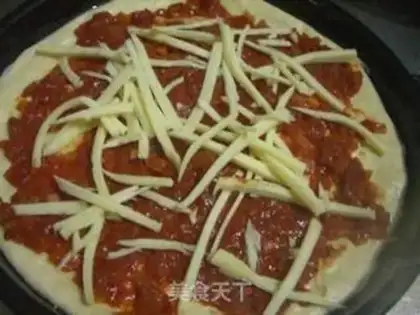 Make Chicken corn pizza step 10