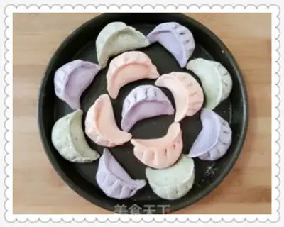 Make Colour dumplings step 8