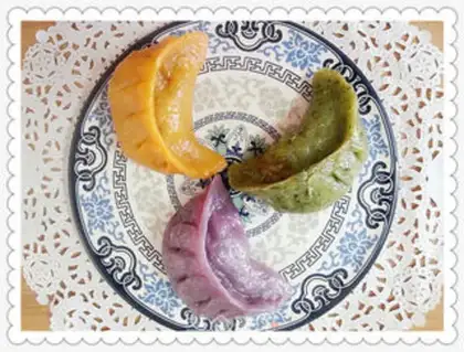 Make Colour dumplings step 9