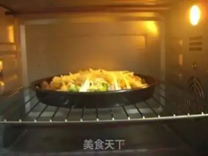 Make Chicken corn pizza step 14