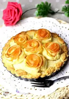 Make Flower apple pie step 19