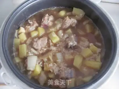 Make Potato chop rice step 6