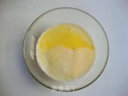 Make The durian mango cake step 2