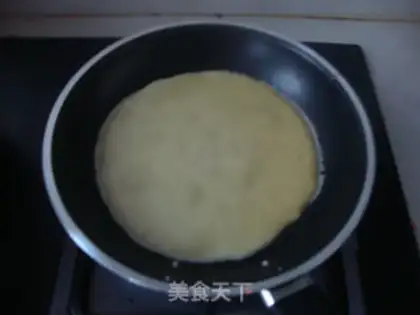 Make The durian mango cake step 5