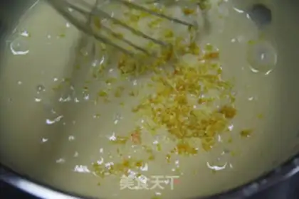 Make Orange honey cake step 5