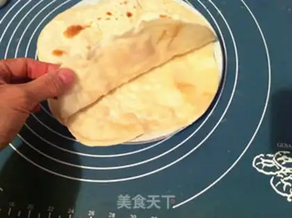 Make Bean bud carrot burrito step 7