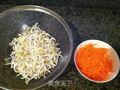 Make Bean bud carrot burrito step 8