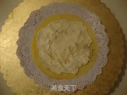 Make The durian mango cake step 13