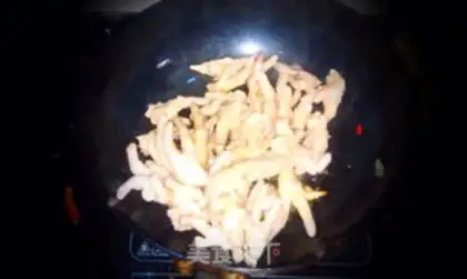 Make Red chicken feet step 4