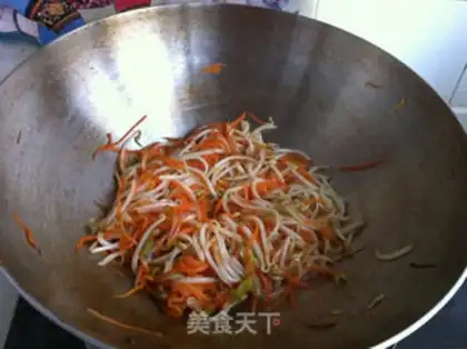 Make Bean bud carrot burrito step 12