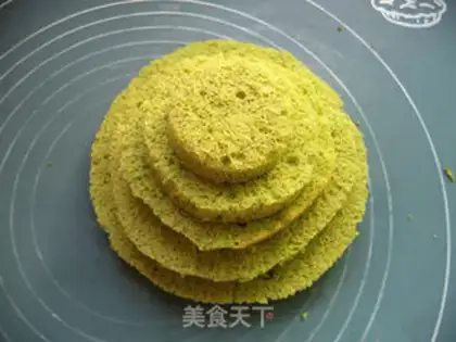 Make Christmas tree cake step 15