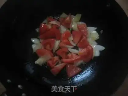 Make Tomato onions for eggs step 3
