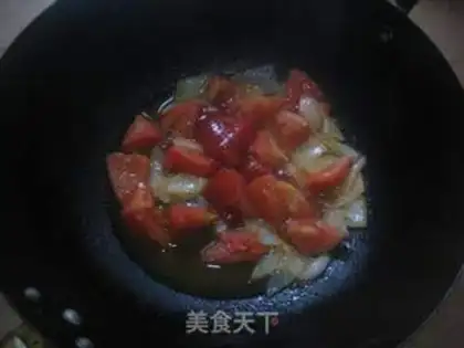 Make Tomato onions for eggs step 4