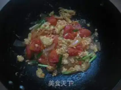 Make Tomato onions for eggs step 5