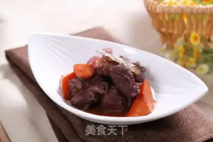 Make Red tomato lamb step 4