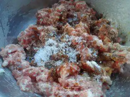 Make Onion meatloaf step 0