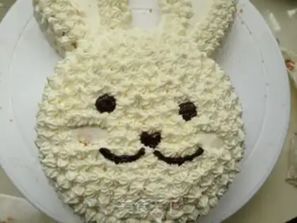 Make Rabbit cake step 8