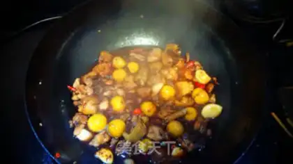 Make Chestnut is burning chicken step 9