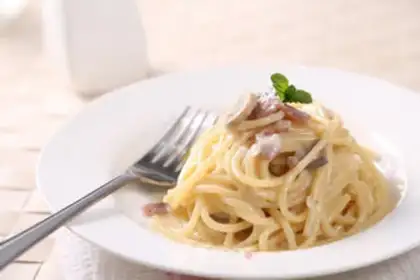 Make Butter mushroom pasta step 4