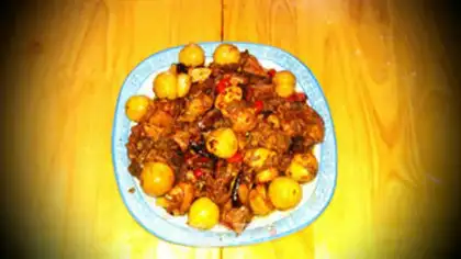 Make Chestnut is burning chicken step 10