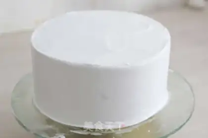 Make Christmas photo cake step 8