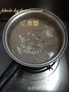 Make Peanut beef porridge step 6