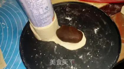 Make Christmas boot bread step 6