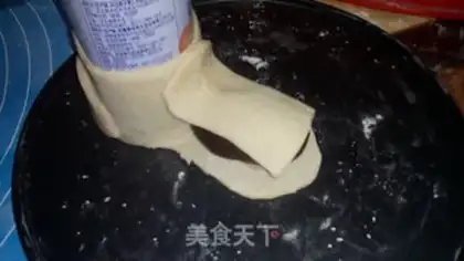 Make Christmas boot bread step 7
