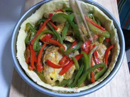 Make Yellow Soy pie step 16