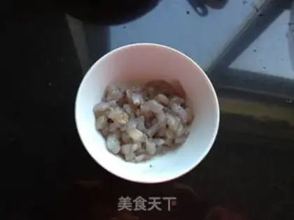 Make Shrimp red potato ball step 1
