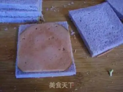 Make Potato ham pine sandwich step 4