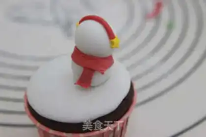 Make ♪ Christmas ♪ ♪ The sweet cupcakes ♪ step 17