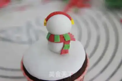 Make ♪ Christmas ♪ ♪ The sweet cupcakes ♪ step 18