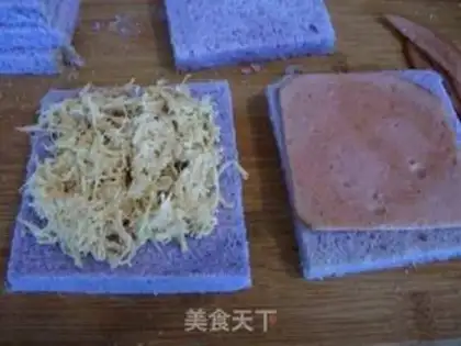 Make Potato ham pine sandwich step 7