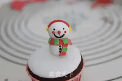 Make ♪ Christmas ♪ ♪ The sweet cupcakes ♪ step 21