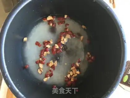Make Red-tree congee step 3