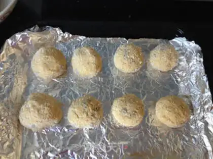 Make Shrimp red potato ball step 6