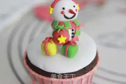 Make ♪ Christmas ♪ ♪ The sweet cupcakes ♪ step 25