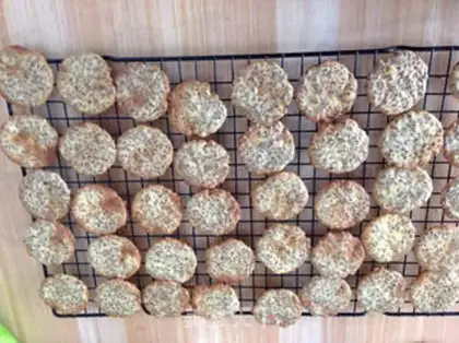 Make A linen seed wafer step 7
