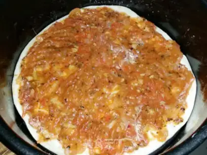 Make Shrimp pizza step 5