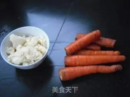 Make Carrots, bean mud step 0
