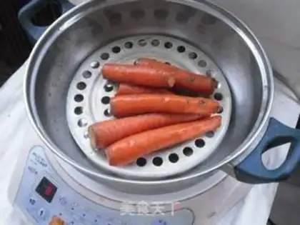 Make Carrots, bean mud step 1